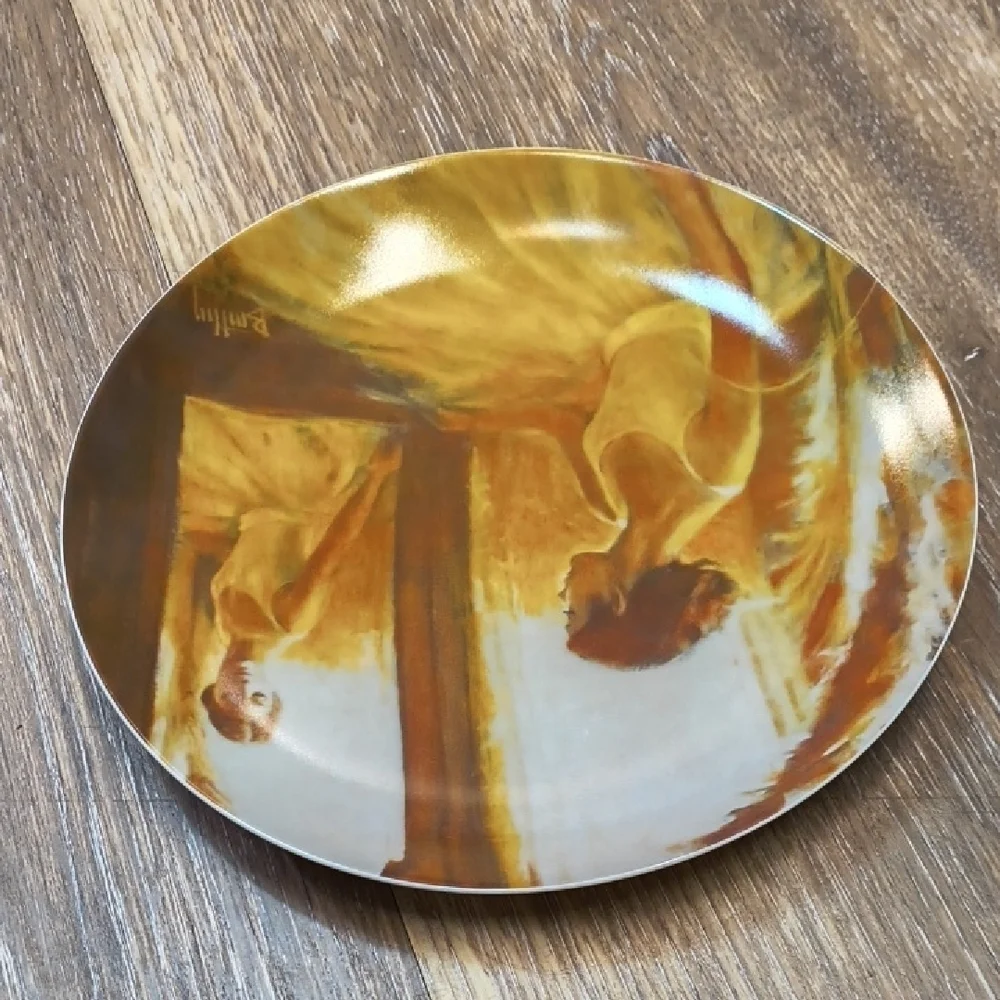 Milly Ballerina Dinner Plate Golden Hues Elegant